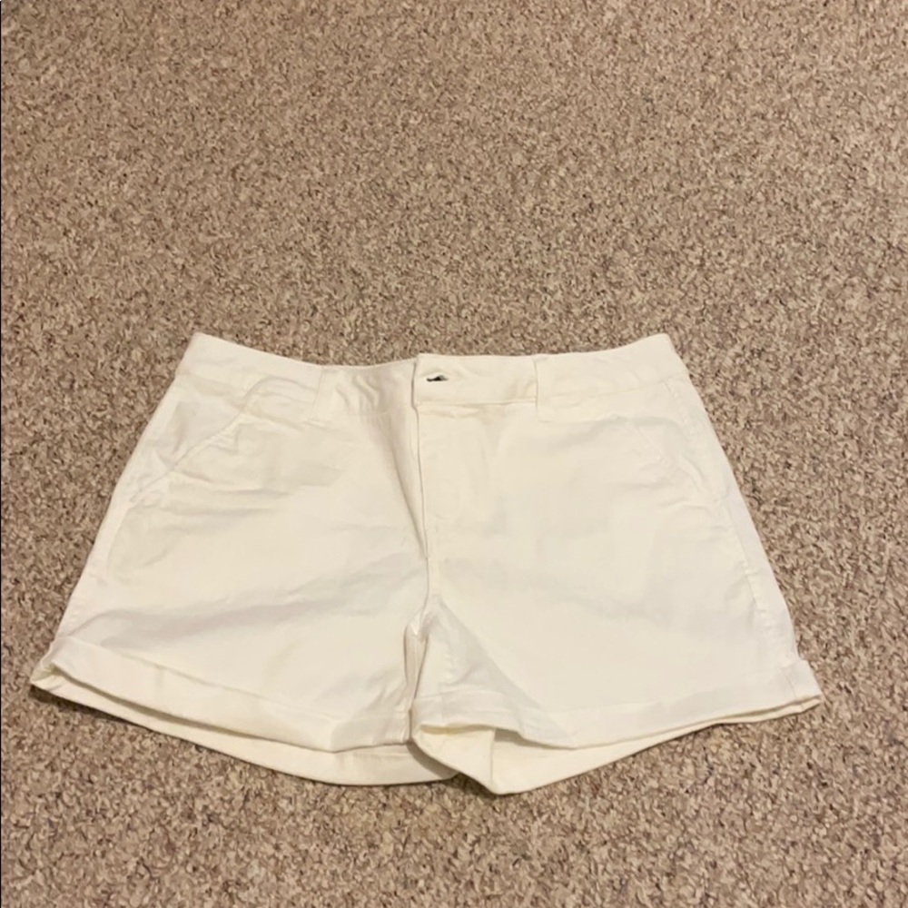 So White Jean Shorts